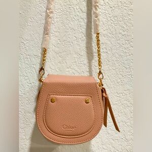 Pink Leather Crossbody Bag - GWP. (One left :)